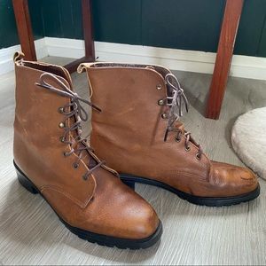 Eddie Bauer brown leather boots